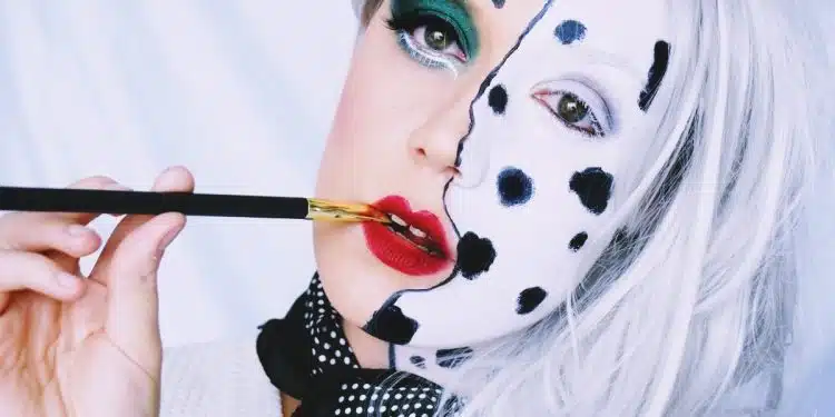 le maquillage de Cruella