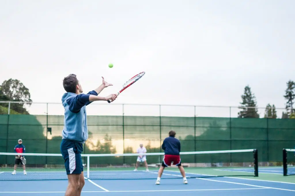 Un match de tennis